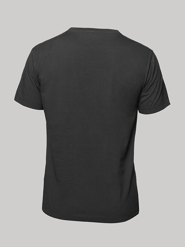 T-shirt sort, med lomme