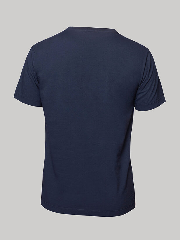 T-shirt Navy, med lomme